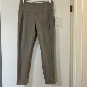 Athleta Gray Herringbone Leggings